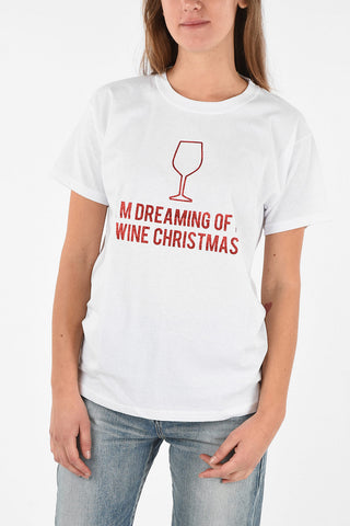 T-shirt with Glittery Print
