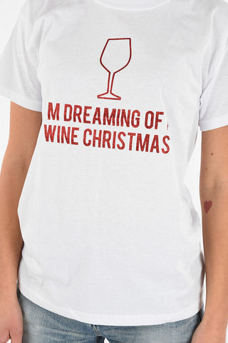 T-shirt with Glittery Print