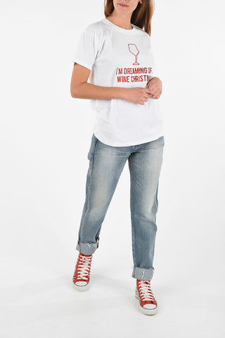 T-shirt with Glittery Print