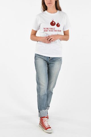 T-shirt with Glittery Print