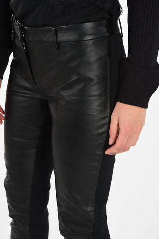 ARMANI JEANS Faux Leather Leggings