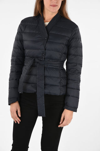 ARMANI JEANS Waist Length Down Jacket with Belt