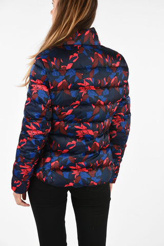 ARMANI JEANS Floral-Print Down Jacket