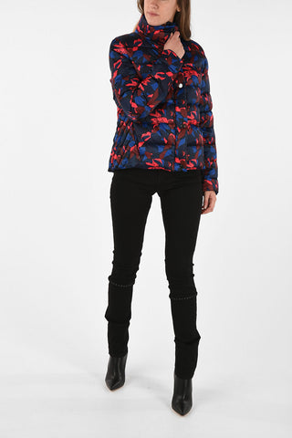 ARMANI JEANS Floral-Print Down Jacket