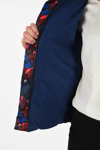 ARMANI JEANS Floral-Print Down Jacket