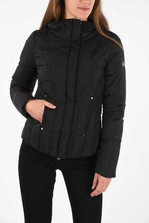 ARMANI JEANS Hidden Closure Puffer Jacket