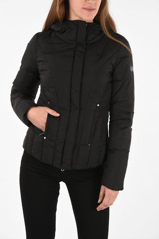 ARMANI JEANS Hidden Closure Puffer Jacket