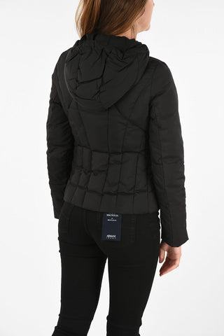 ARMANI JEANS Hidden Closure Puffer Jacket
