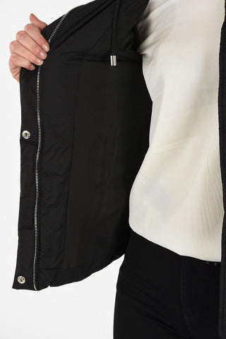 ARMANI JEANS Hidden Closure Puffer Jacket
