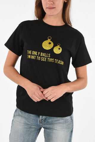 T-shirt with Glittery Print