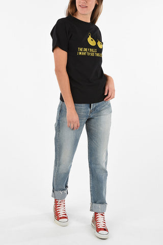 T-shirt with Glittery Print