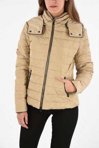 ARMANI JEANS Puffer Jacket with Removable Hood