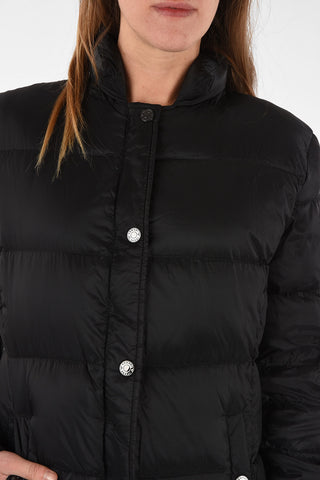 ARMANI JEANS Three-Quarter Length Hidden Closure Down Jacket 