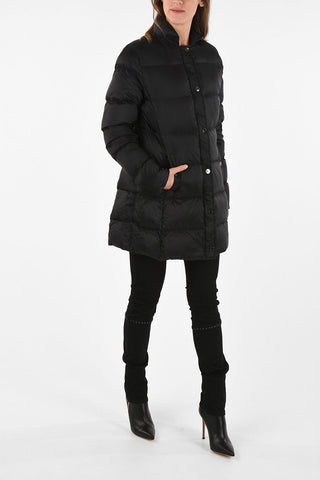 ARMANI JEANS Three-Quarter Length Hidden Closure Down Jacket 