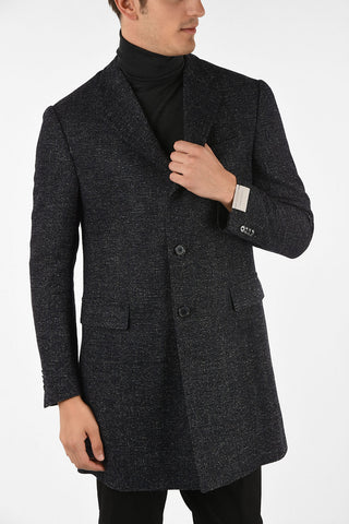 three-quarter length 3-button coat
