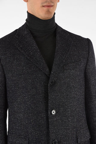 three-quarter length 3-button coat
