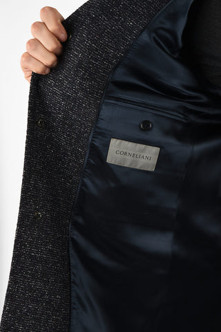 three-quarter length 3-button coat