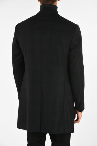 three-quarter length 3-button coat