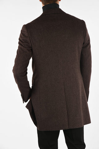 three-quarter length 3-button coat