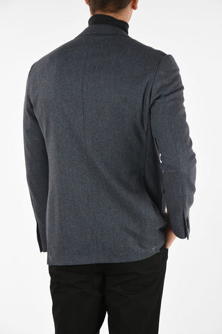 Herringbone Side vents 6R drop 2 button GATE blazer