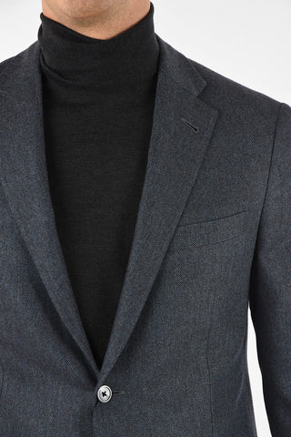 Herringbone Side vents 6R drop 2 button GATE blazer