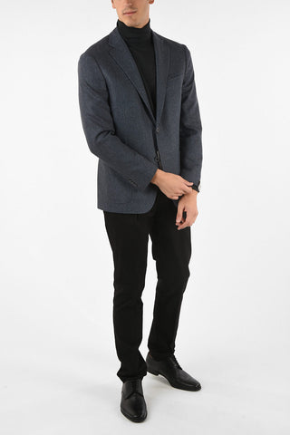 Herringbone Side vents 6R drop 2 button GATE blazer
