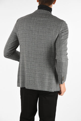CC COLLECTION drop 6R side vents wool and silk 2-button RIGHT blazer