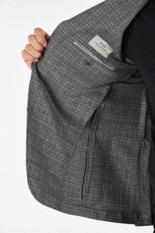 CC COLLECTION drop 6R side vents wool and silk 2-button RIGHT blazer