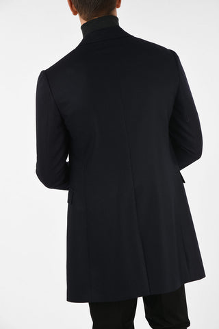 three-quarter length 3-button coat