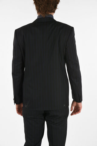 chalk stripe side vents drop 6R 2-button MANTUA suit