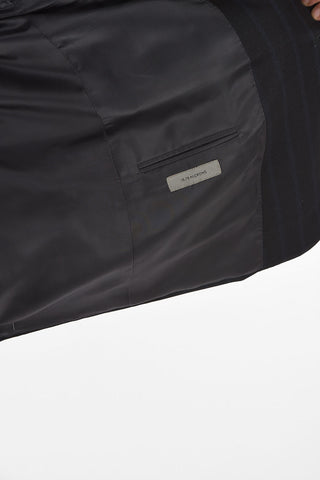 chalk stripe side vents drop 6R 2-button MANTUA suit