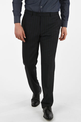 chalk stripe side vents drop 6R 2-button MANTUA suit