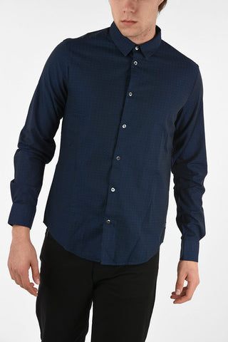 ARMANI JEANS Classic Collar Slim Fit Shirt