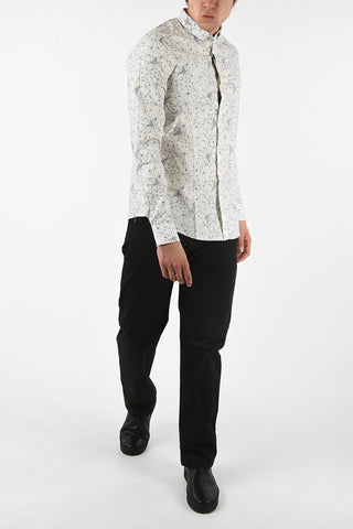 ARMANI JEANS Exrta Slim Fit Geometric Pattern Shirt