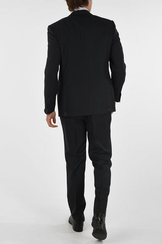pinstriped side vents drop 6R 2-button MANTUA suit