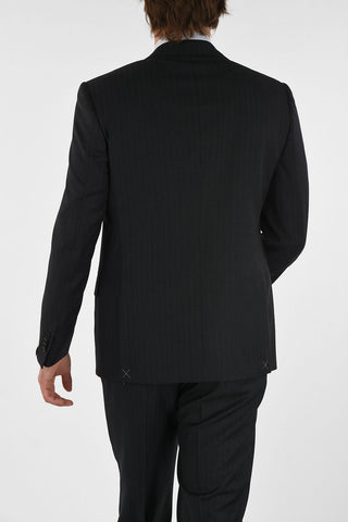 pinstriped side vents drop 6R 2-button MANTUA suit