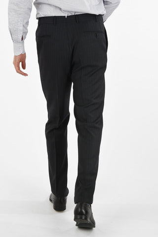 pinstriped side vents drop 6R 2-button MANTUA suit