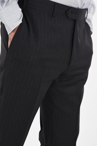 pinstriped side vents drop 6R 2-button MANTUA suit