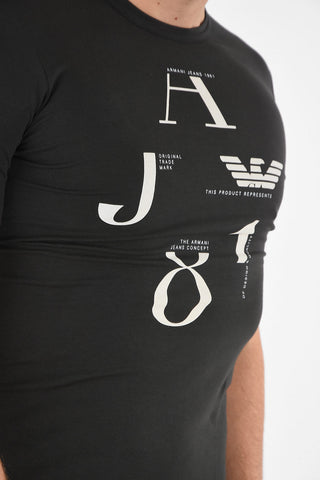 ARMANI JEANS Logo-Print T-shirt