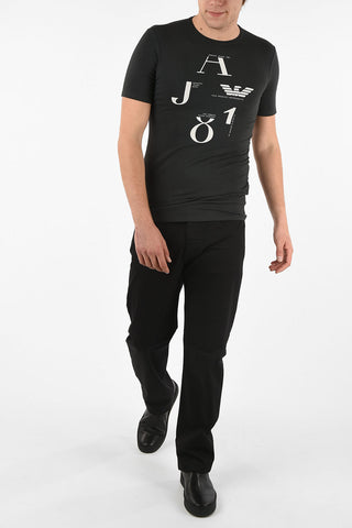 ARMANI JEANS Logo-Print T-shirt