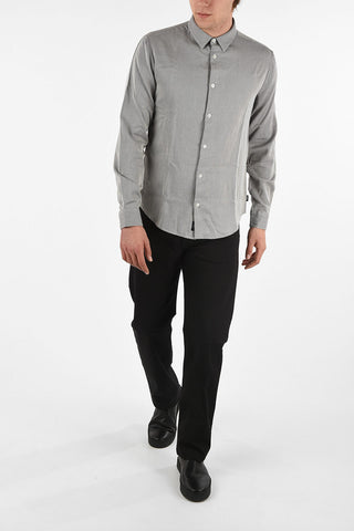 ARMANI JEANS Twill Slim Fit Shirt