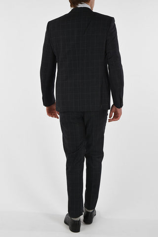 CC COLLECTION windowpane check drop 7R 2-button RIGHT suit