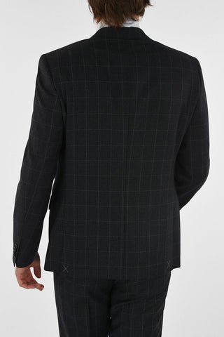 CC COLLECTION windowpane check drop 7R 2-button RIGHT suit