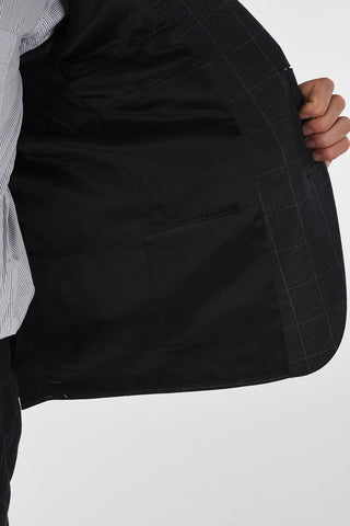 CC COLLECTION windowpane check drop 7R 2-button RIGHT suit