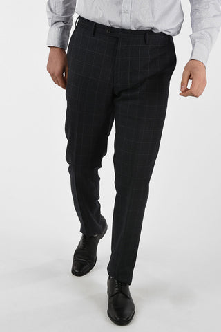 CC COLLECTION windowpane check drop 7R 2-button RIGHT suit