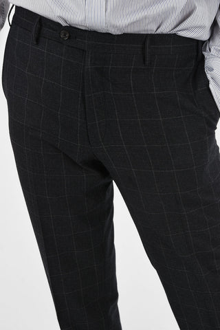 CC COLLECTION windowpane check drop 7R 2-button RIGHT suit