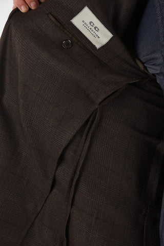 CC COLLECTION check cashmere drop 6R RIGHT blazer