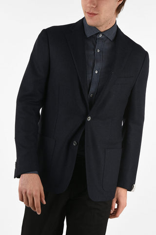drop 6R side vents patch pocket 2-button blazer
