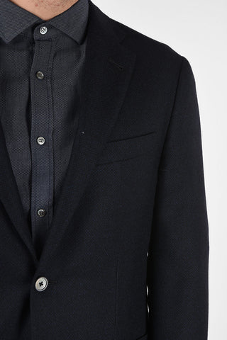 drop 6R side vents patch pocket 2-button blazer