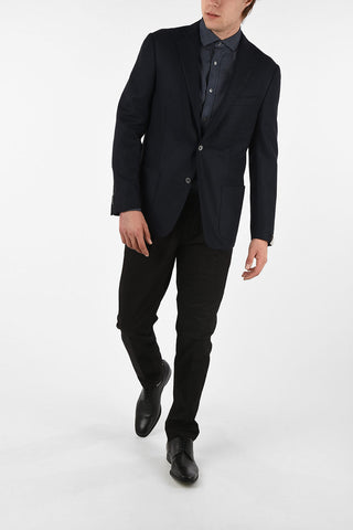 drop 6R side vents patch pocket 2-button blazer